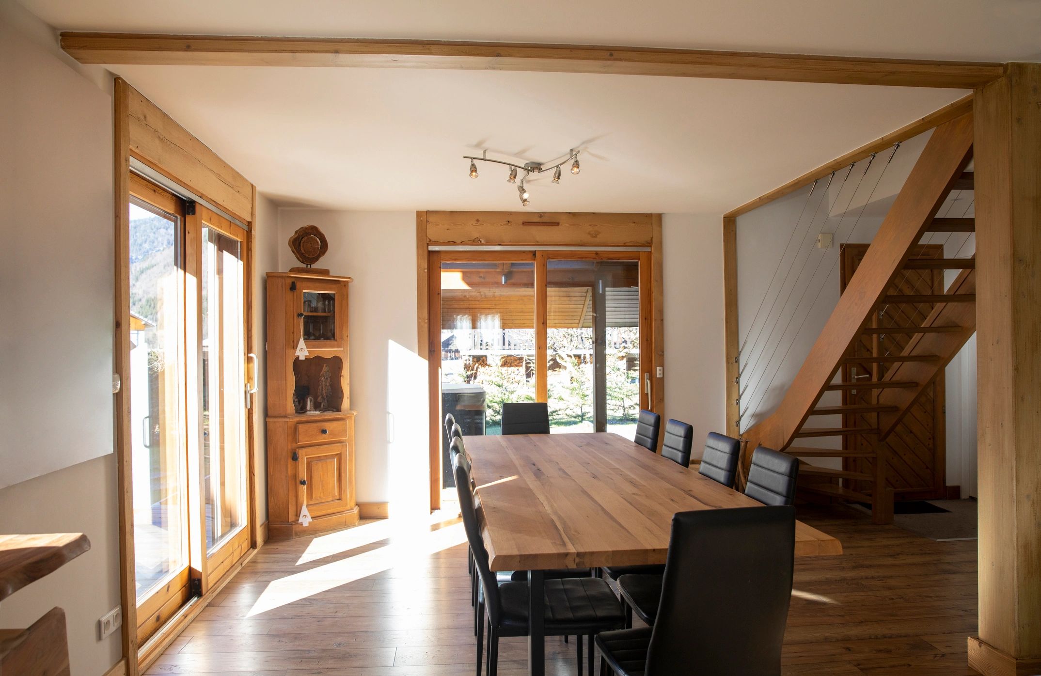 Dining room concept for lower-level entertaining space