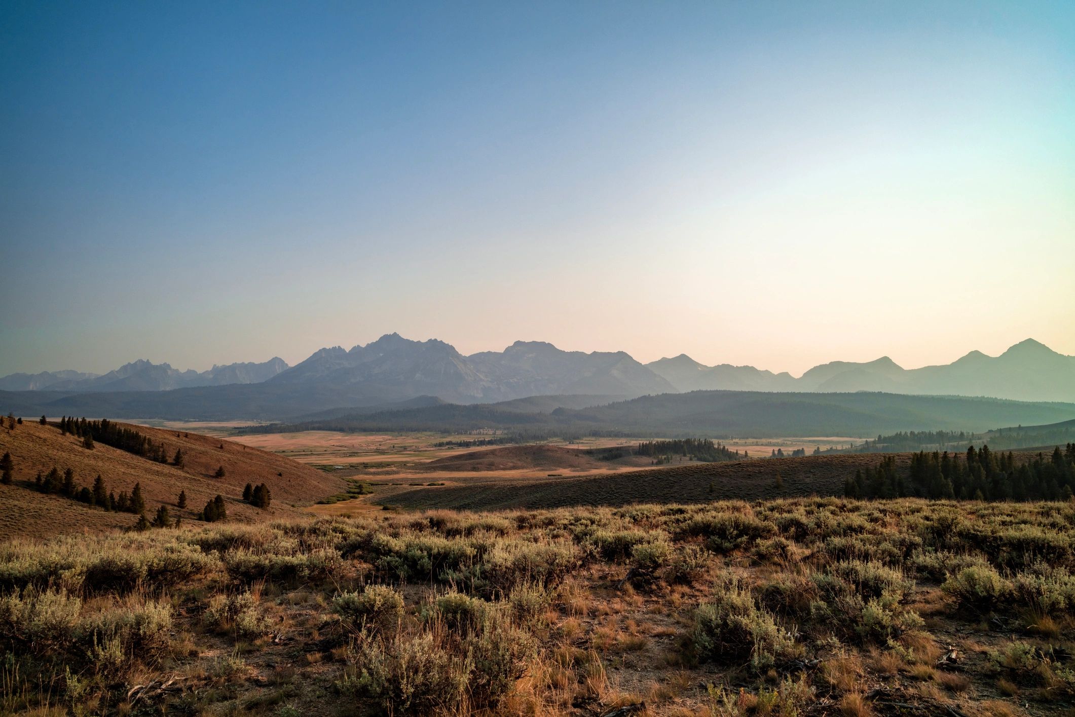 Sawtooth Mountain Range near Stanley, Idaho
