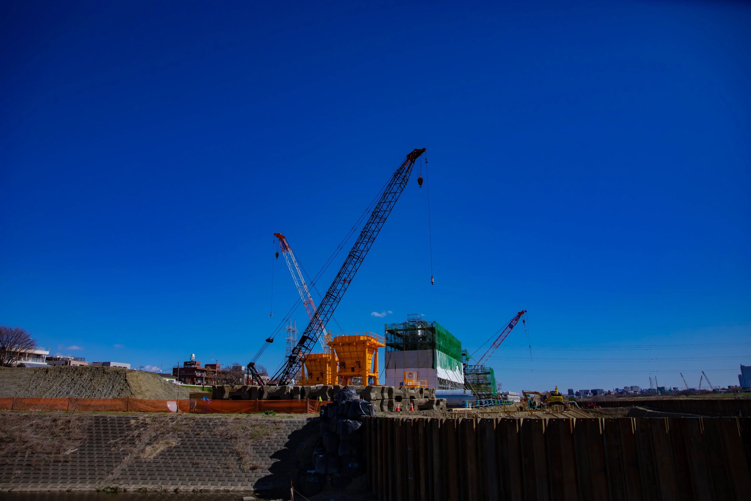 Construction site image representing bunker planning in Sussex County Delaware