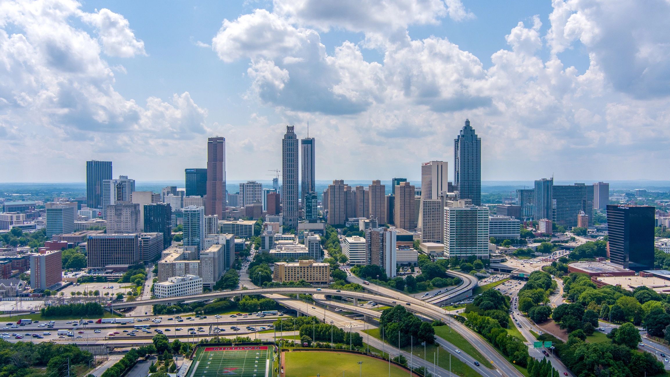 Atlanta skyline in Georgia