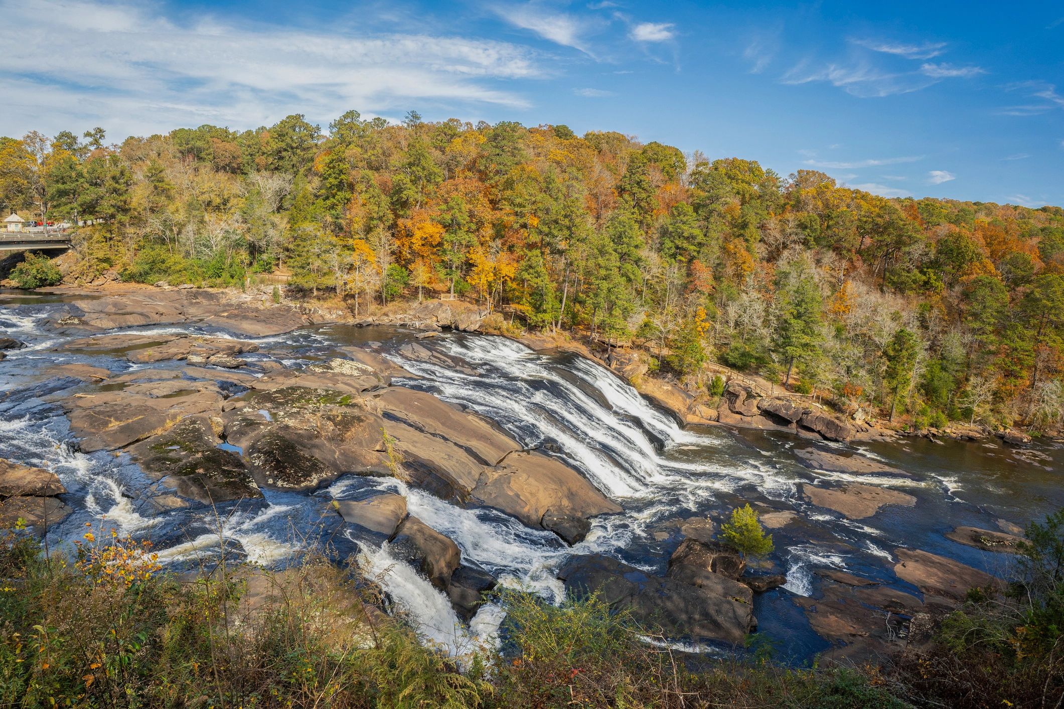 High Falls State Park landscape in Georgia