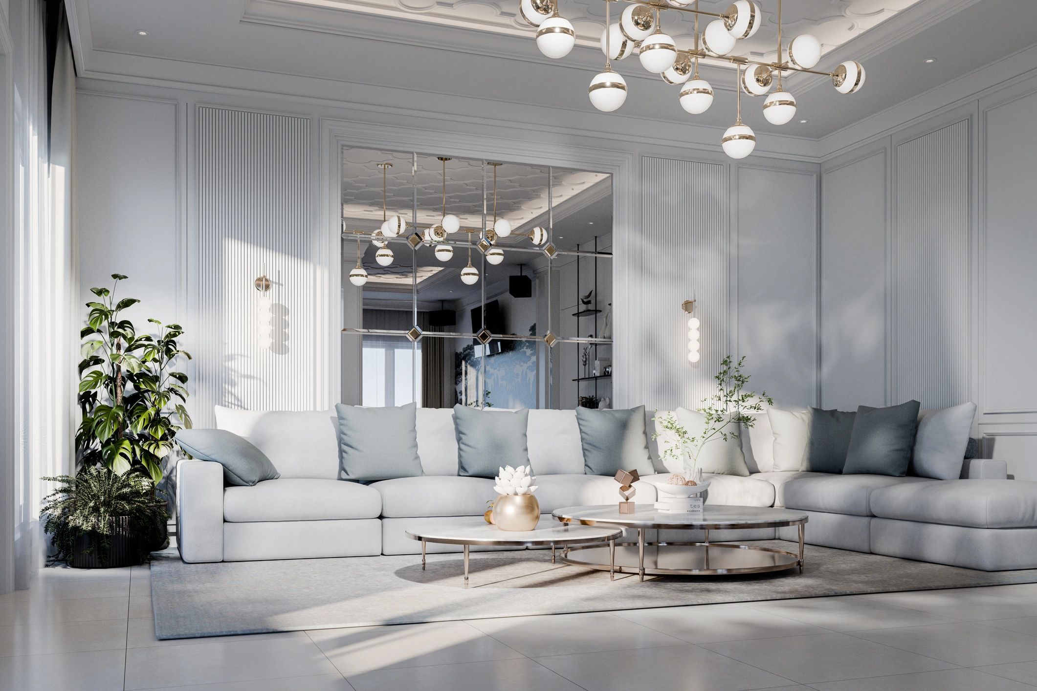 Luxury bunker interior concept for French Guiana projects