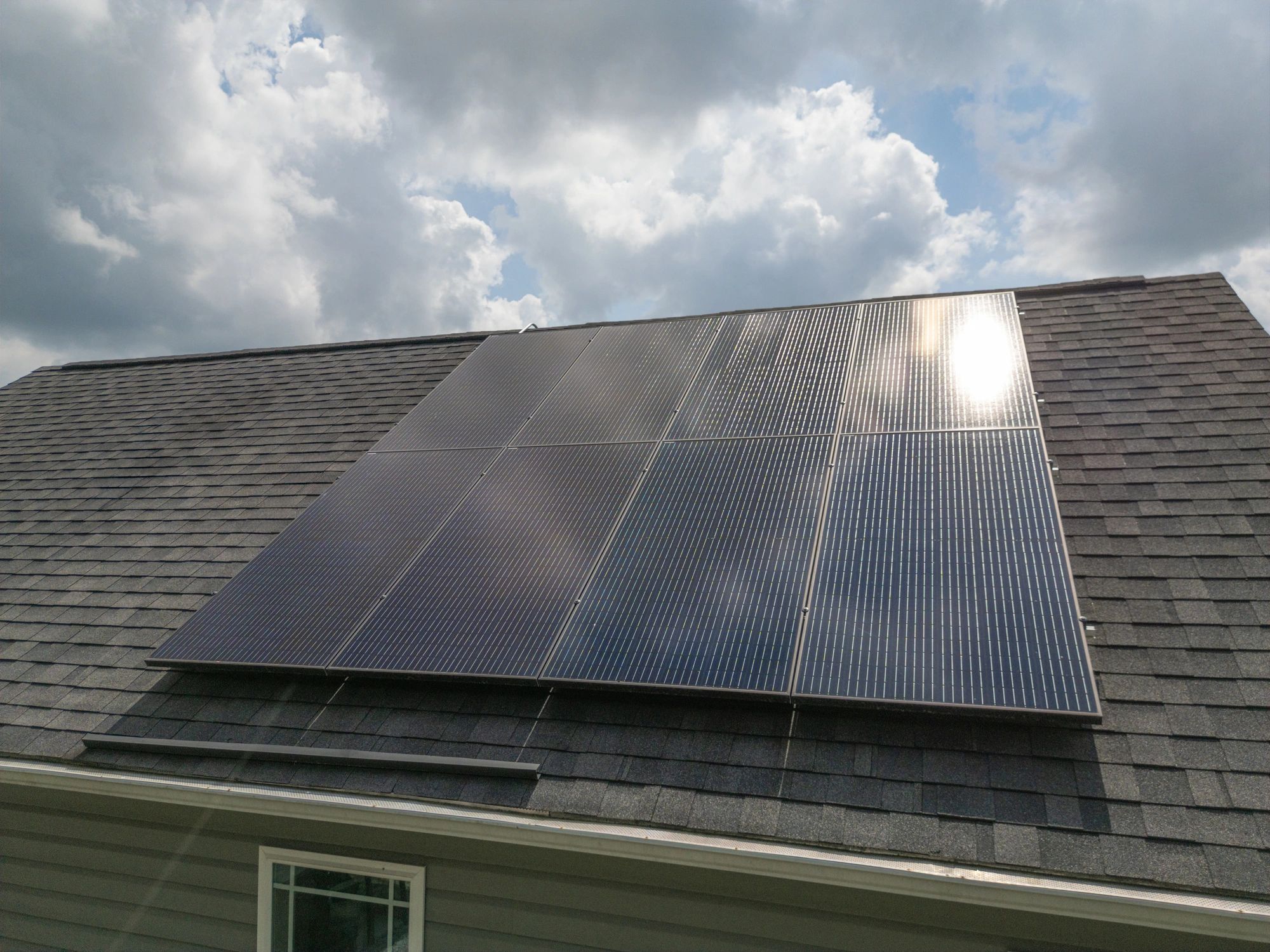 Off-grid residential solar array for remote property resilience