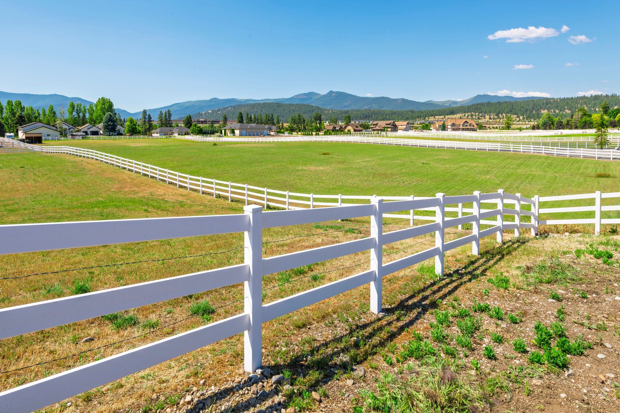 Large ranch properties near the Idaho border and Coeur d'Alene region
