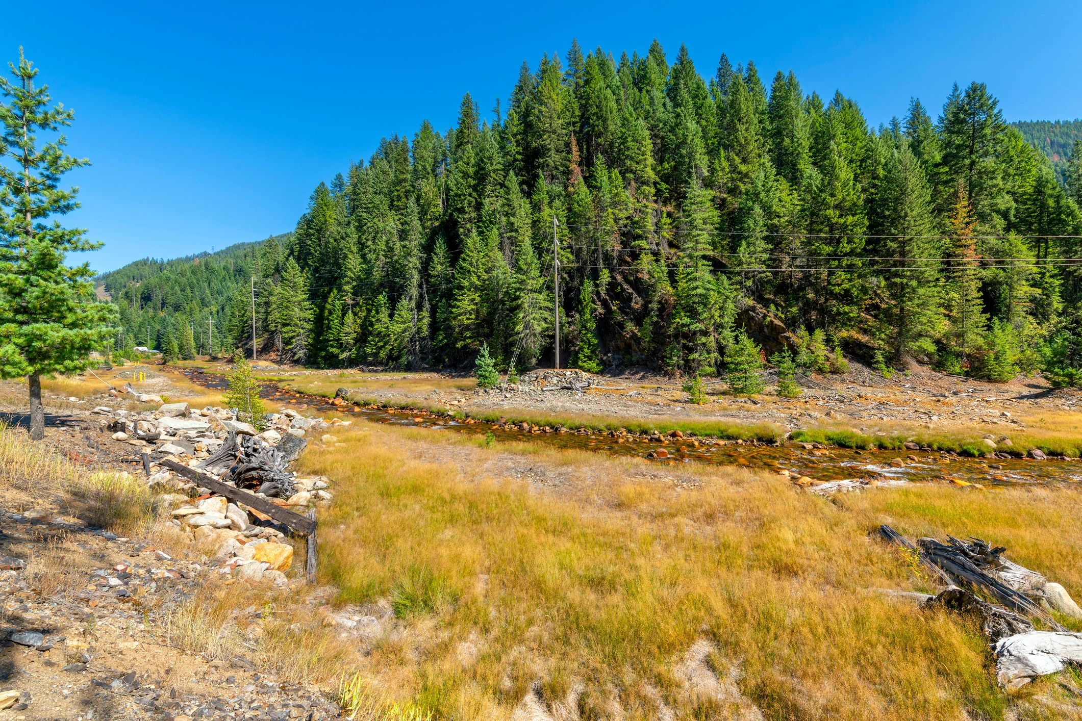 Canyon Creek in Wallace, Idaho