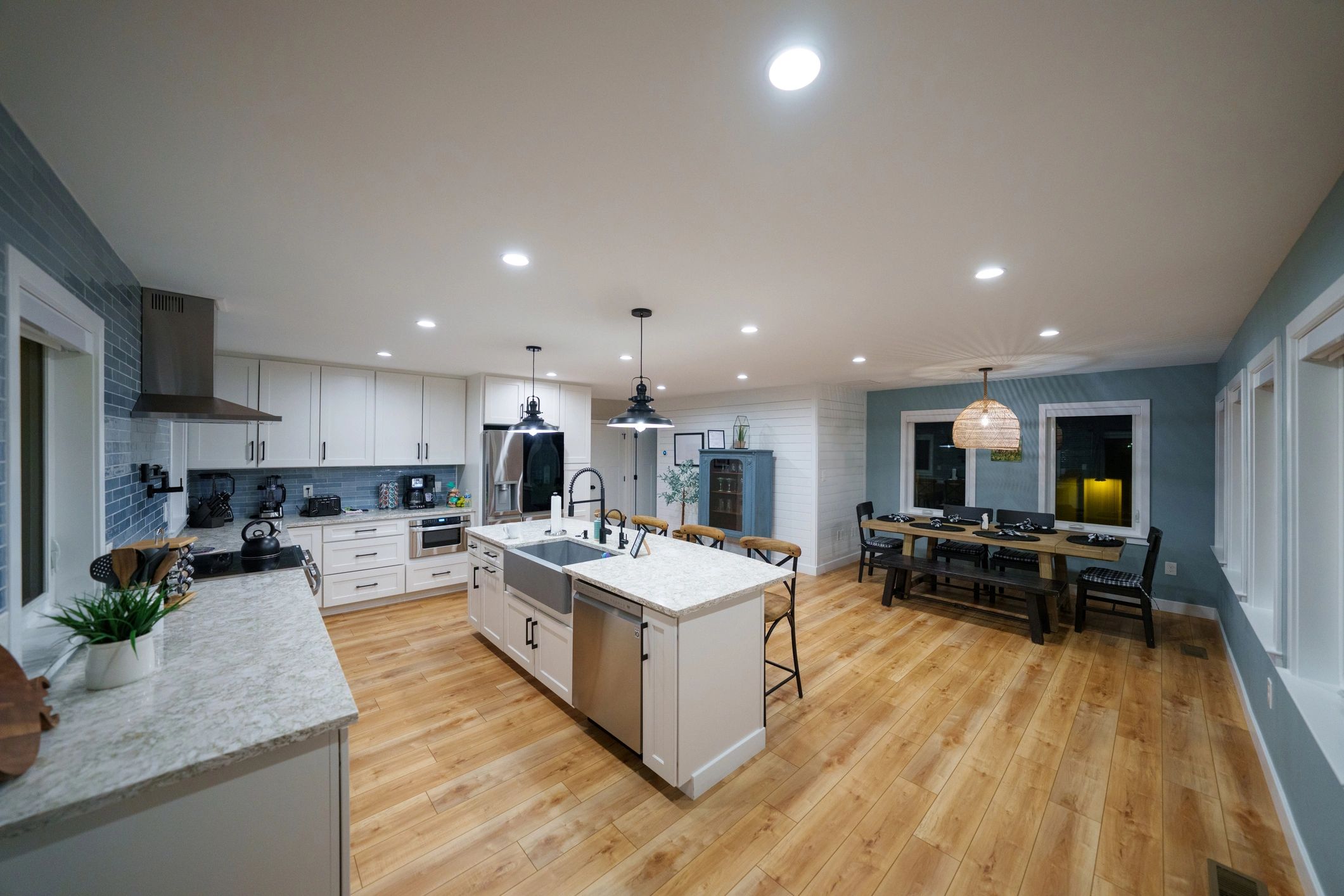Refined lower-level interior suited to luxury bunker planning