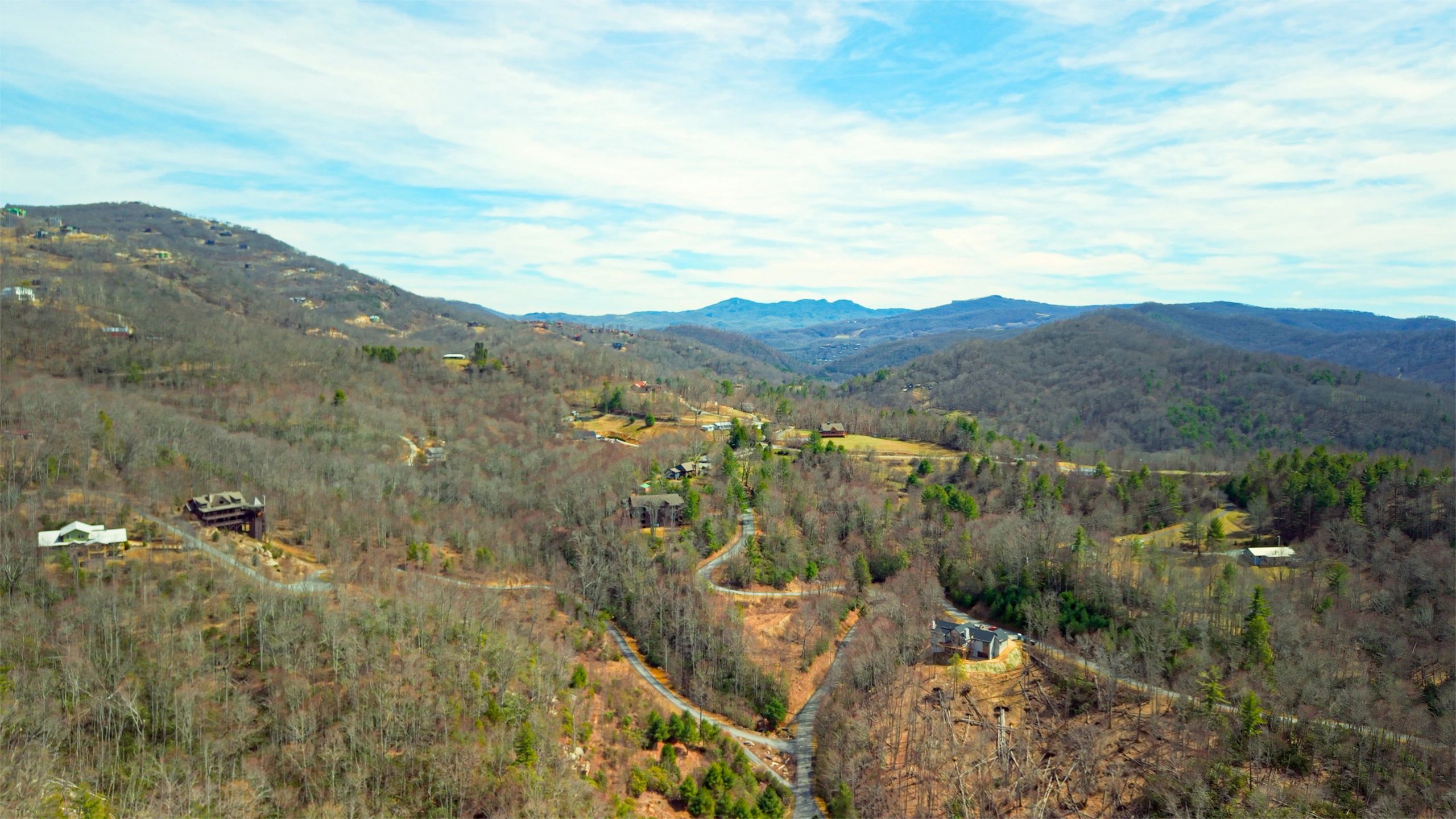 Tennessee mountain and rural estate landscape for bunker site planning