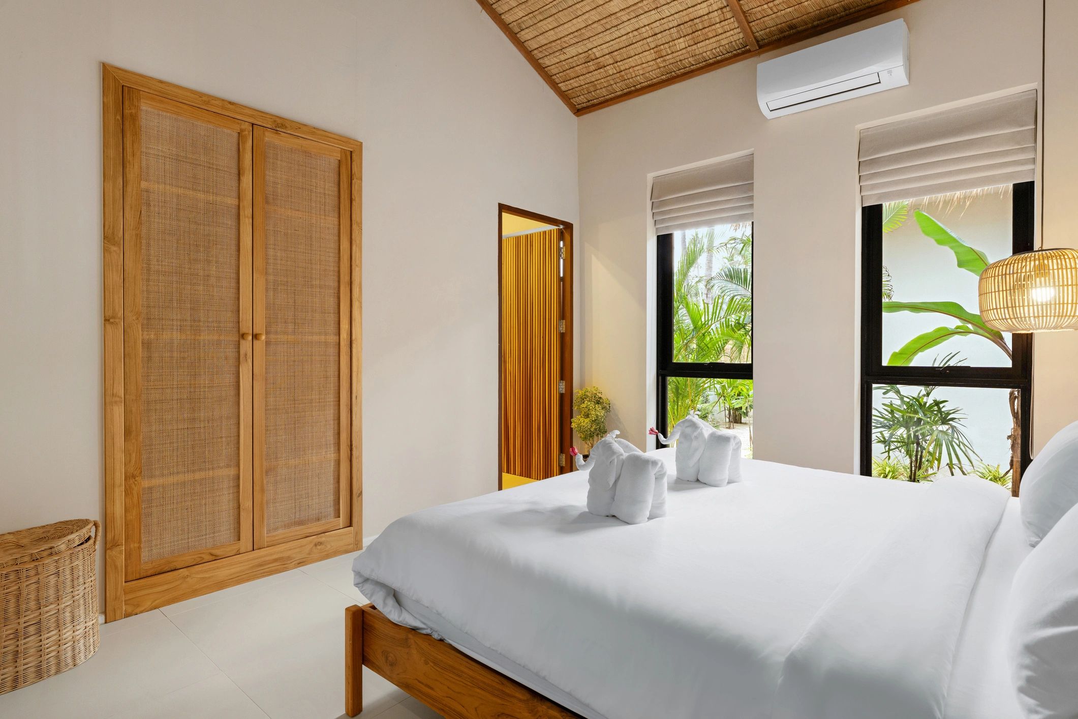 Luxury bedroom interior suggesting livable secure residence