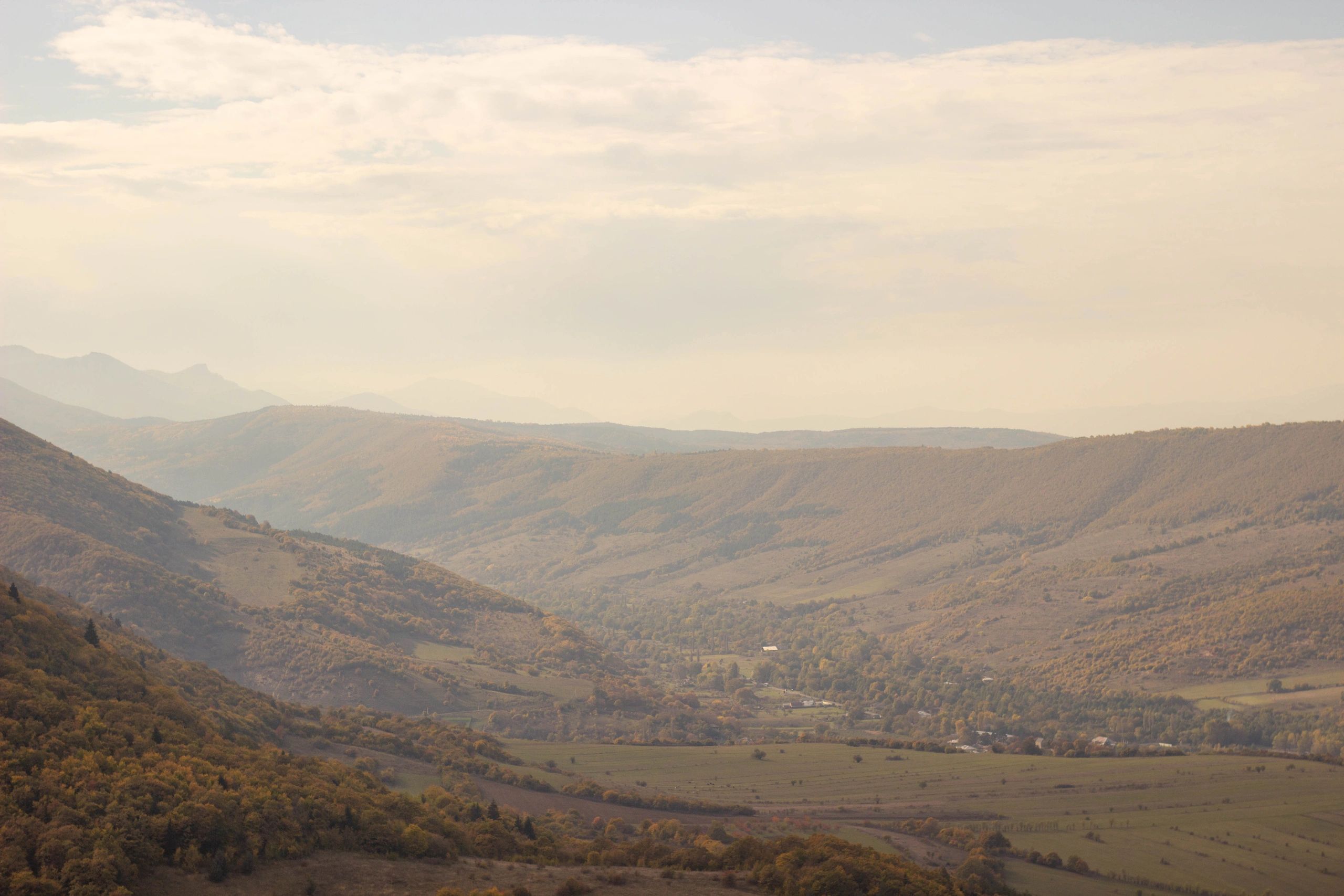 Golden Hills of Dzama Valley in October