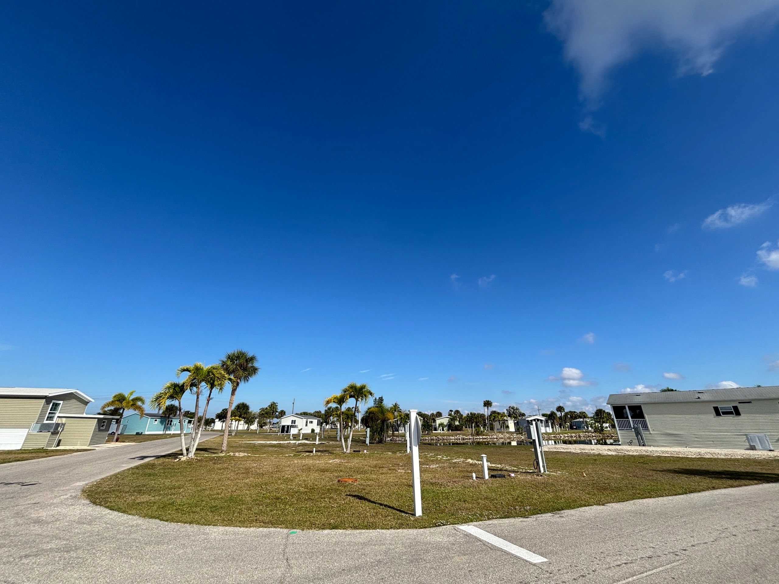 Florida open lot prepared for future development