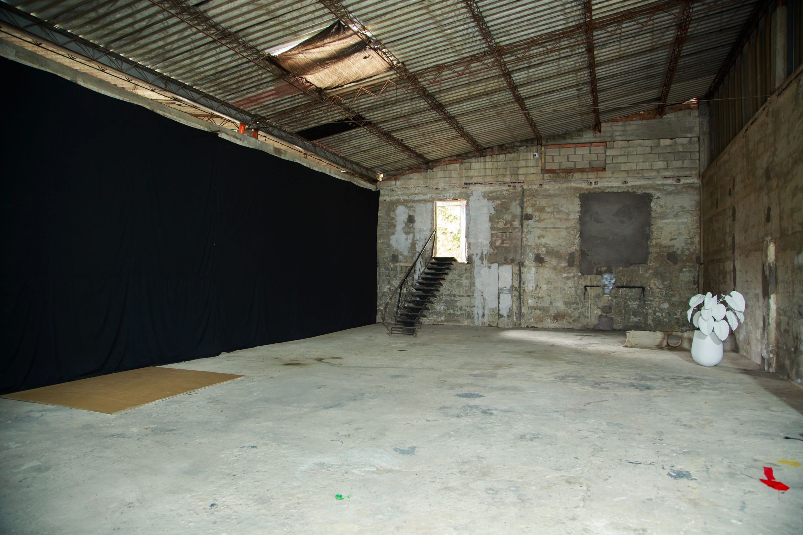 Dark concrete bunker-style interior illustrating hardened underground space