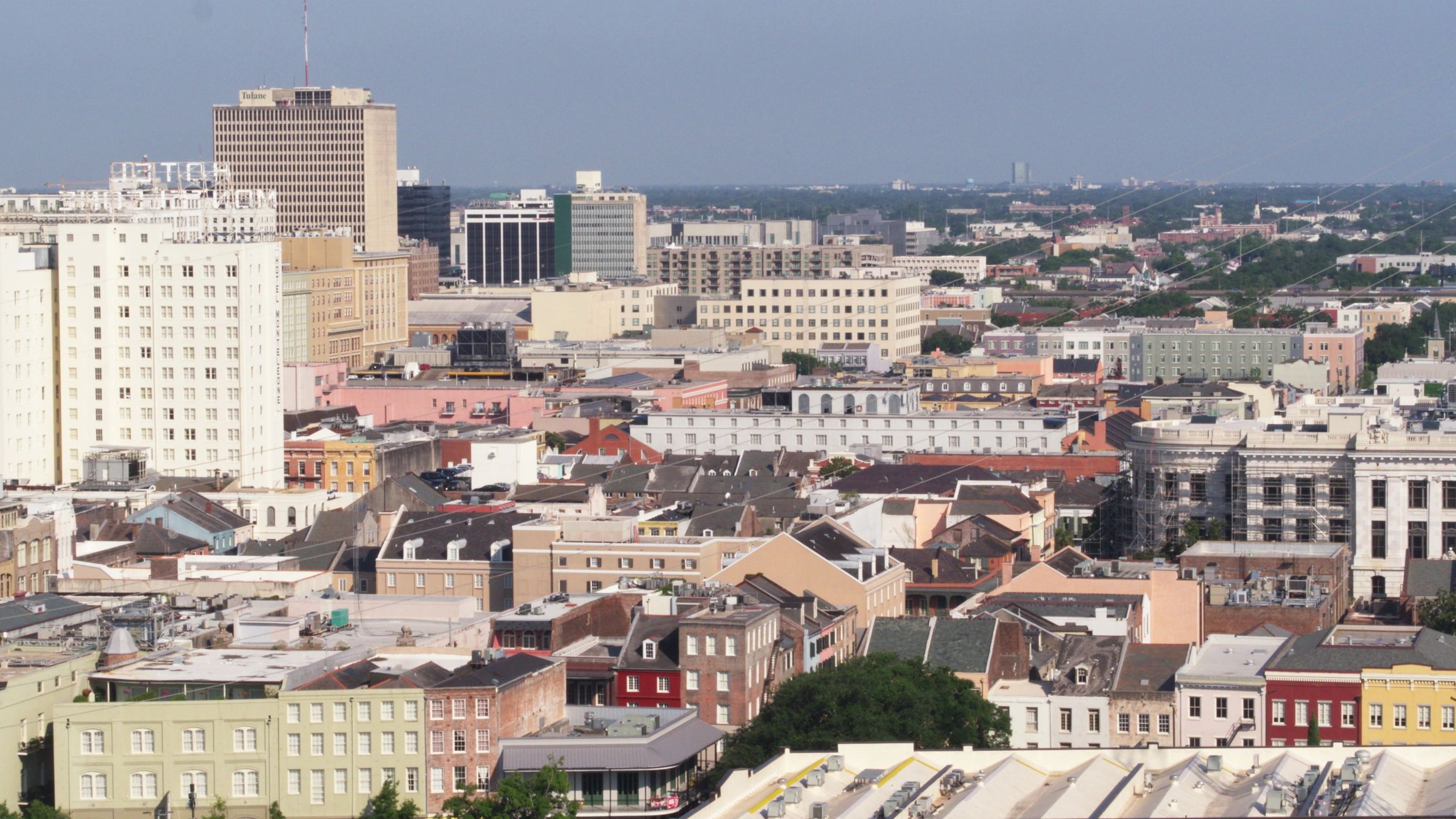 New Orleans skyline and historic rooflines offering Louisiana regional context