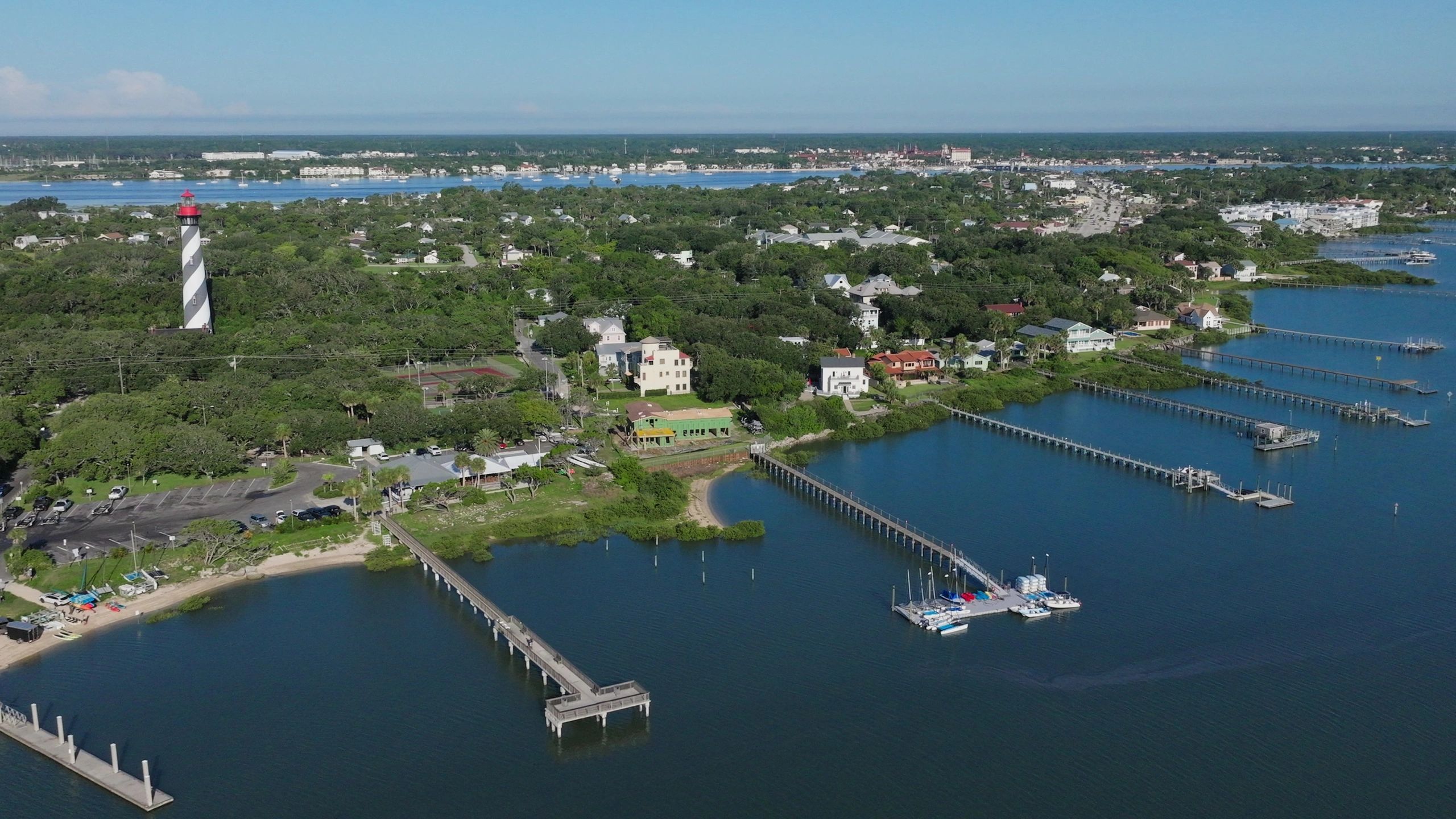 Florida landmark and bay view